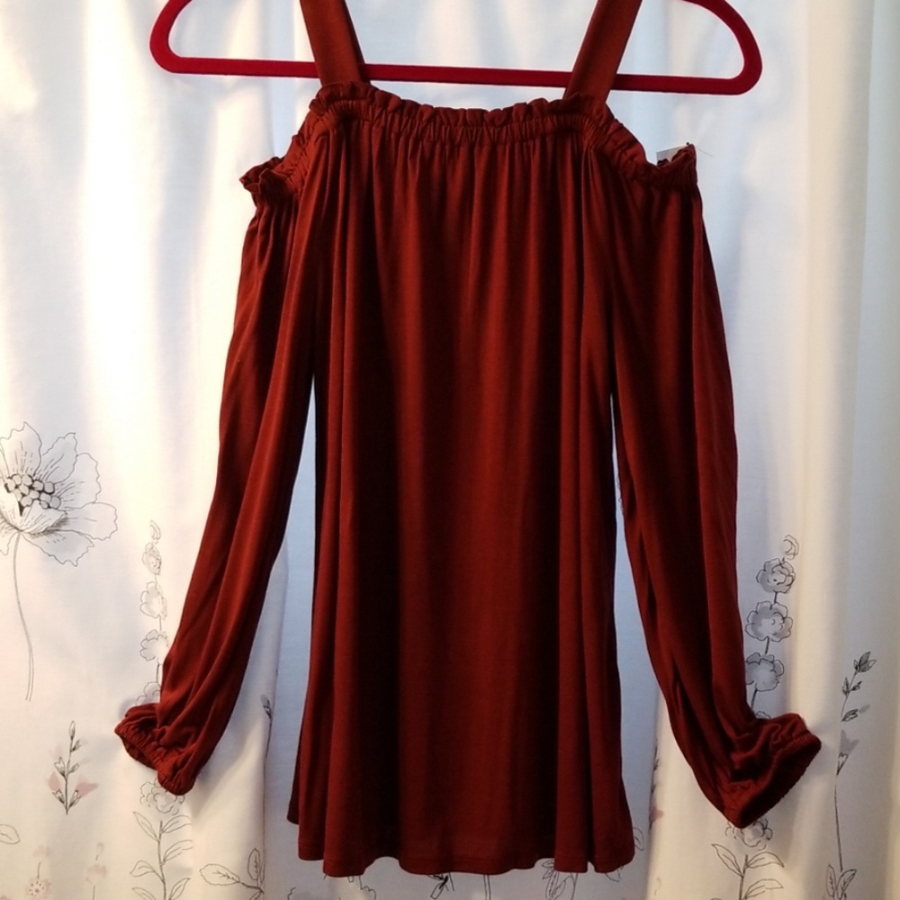 Loft off the shoulder long sleeve.  Size PS